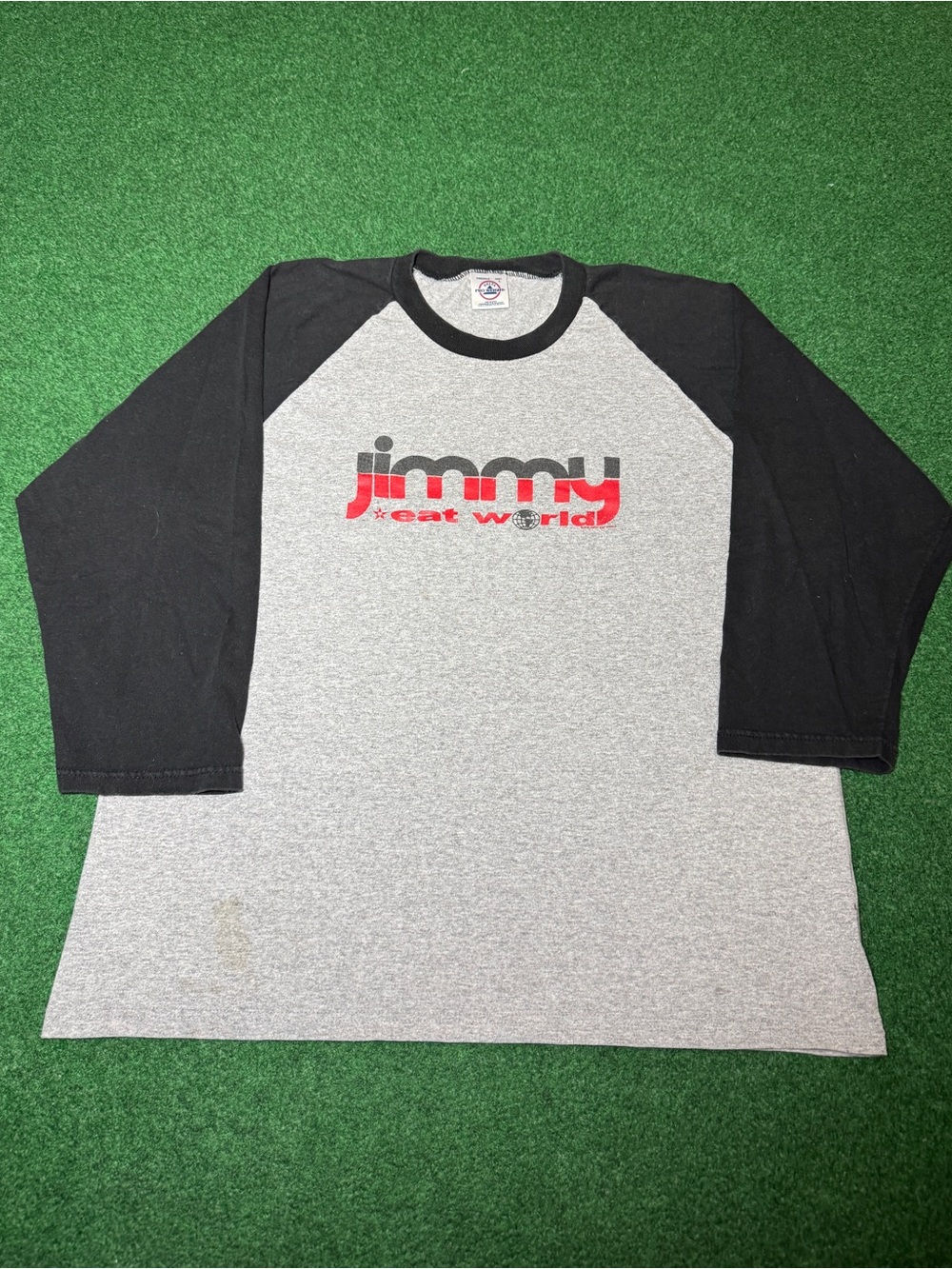 Vintage 90s Y2K Jimmy Eat World T-shirt, Band Tee Raglan New Found Glory 2002